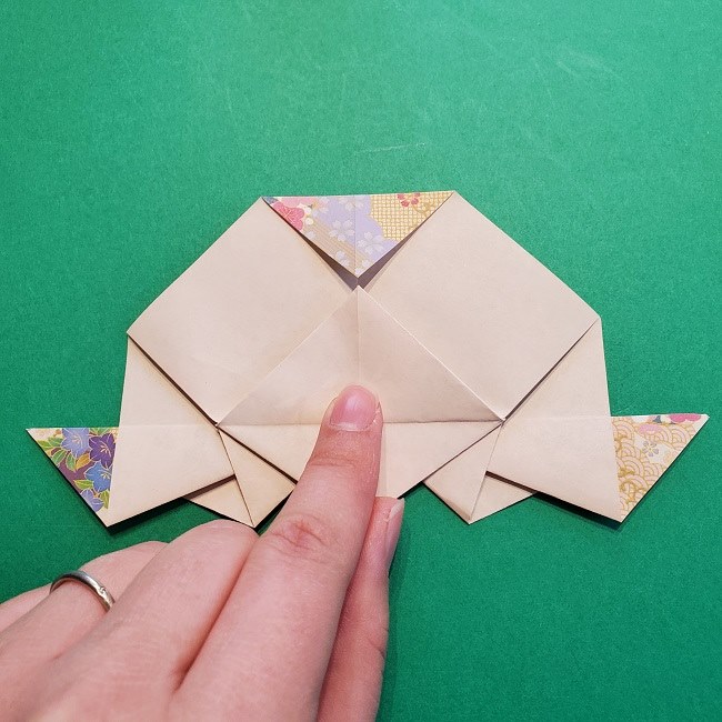 折り紙の【祝い鶴】の折り方(折り図) (43)