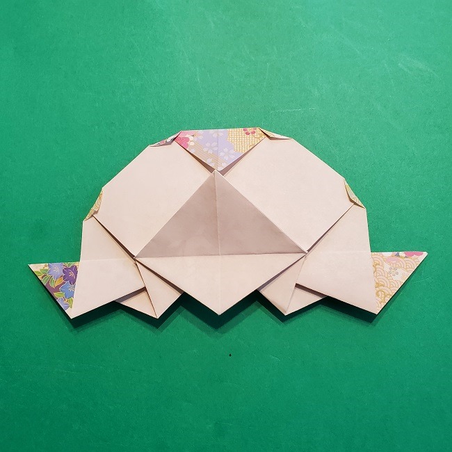折り紙の【祝い鶴】の折り方(折り図) (45)