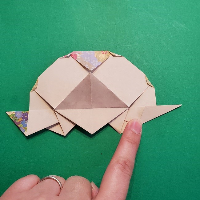 折り紙の【祝い鶴】の折り方(折り図) (46)