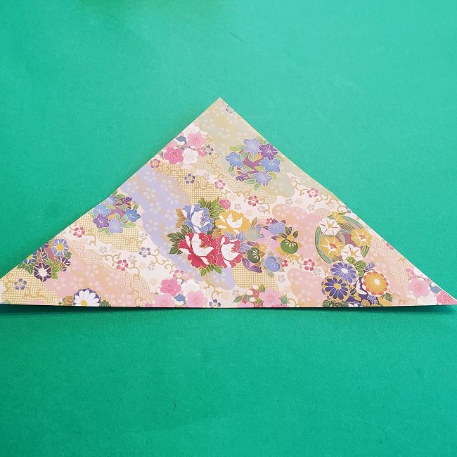 折り紙の【祝い鶴】の折り方(折り図) (5)