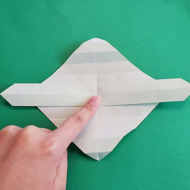 門松の折り紙：子どもとつくった折り方を紹介 (10)