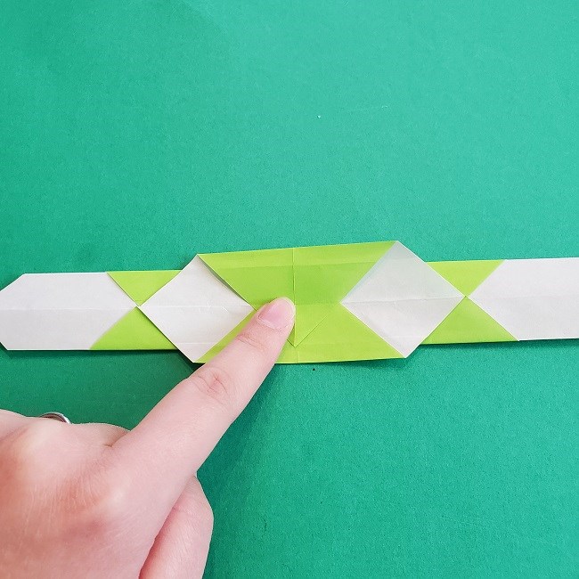 門松の折り紙：子どもとつくった折り方を紹介 (13)