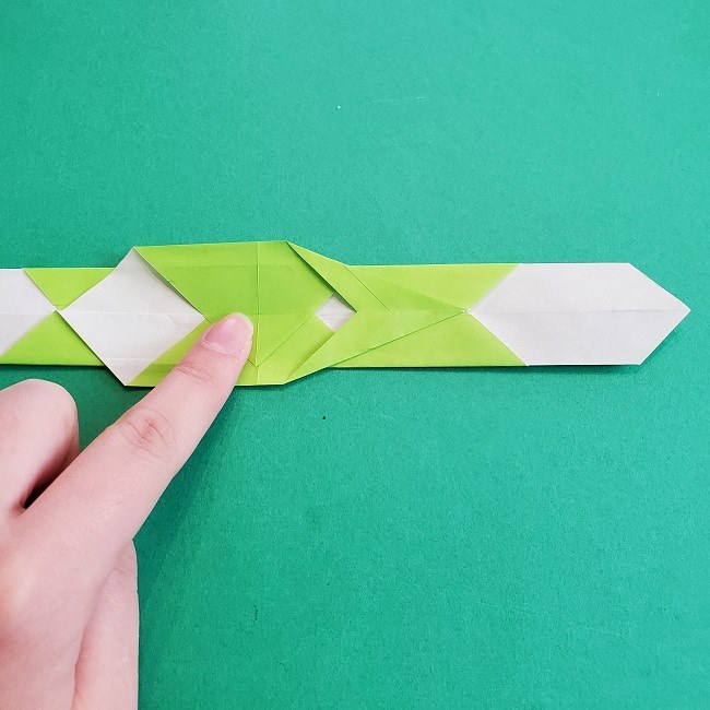 門松の折り紙：子どもとつくった折り方を紹介 (14)