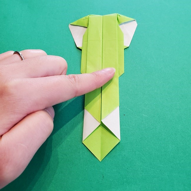 門松の折り紙：子どもとつくった折り方を紹介 (23)