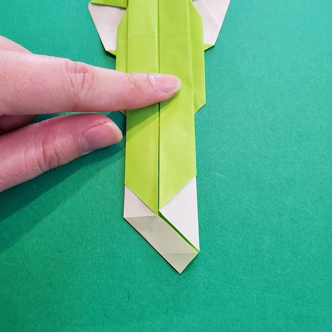 門松の折り紙：子どもとつくった折り方を紹介 (24)