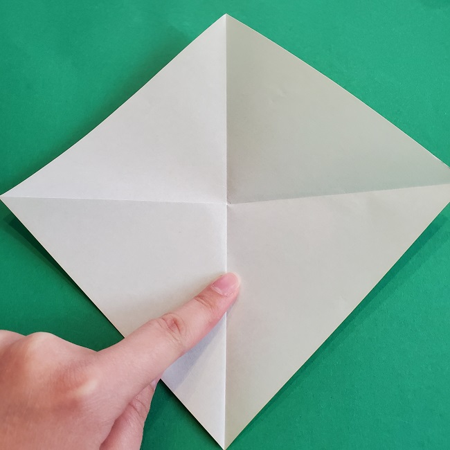 門松の折り紙：子どもとつくった折り方を紹介 (4)
