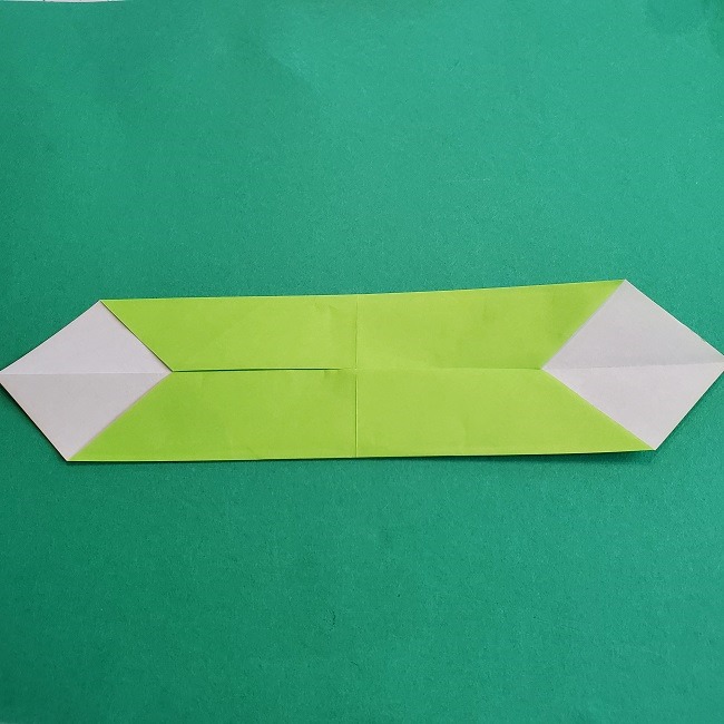 門松の折り紙：子どもとつくった折り方を紹介 (6)