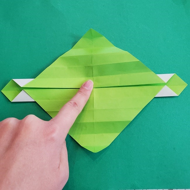 門松の折り紙：子どもとつくった折り方を紹介 (9)
