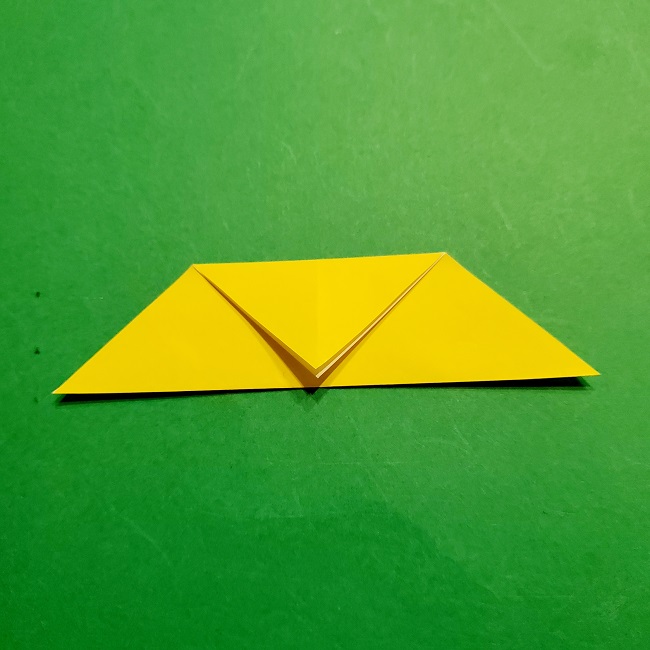 12枚の折り紙でつくる【松竹梅の折り紙リース】折り方・作り方 (5)