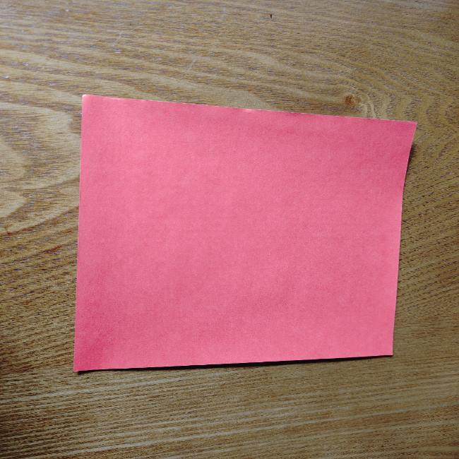1月の折り紙 簡単！だるまの折り方・作り方 (1)