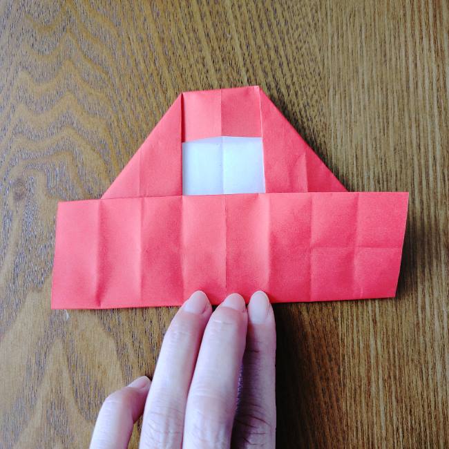 1月の折り紙 簡単！だるまの折り方・作り方 (10)