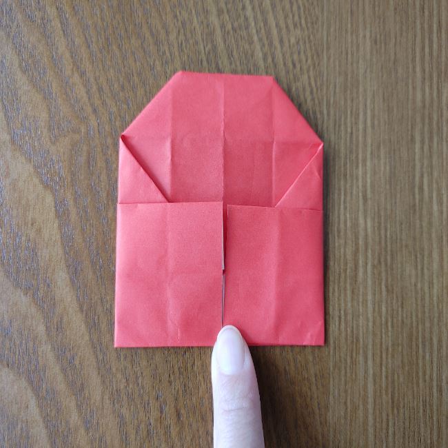 1月の折り紙 簡単！だるまの折り方・作り方 (11)