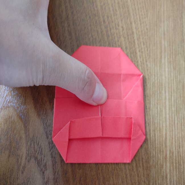 1月の折り紙 簡単！だるまの折り方・作り方 (12)