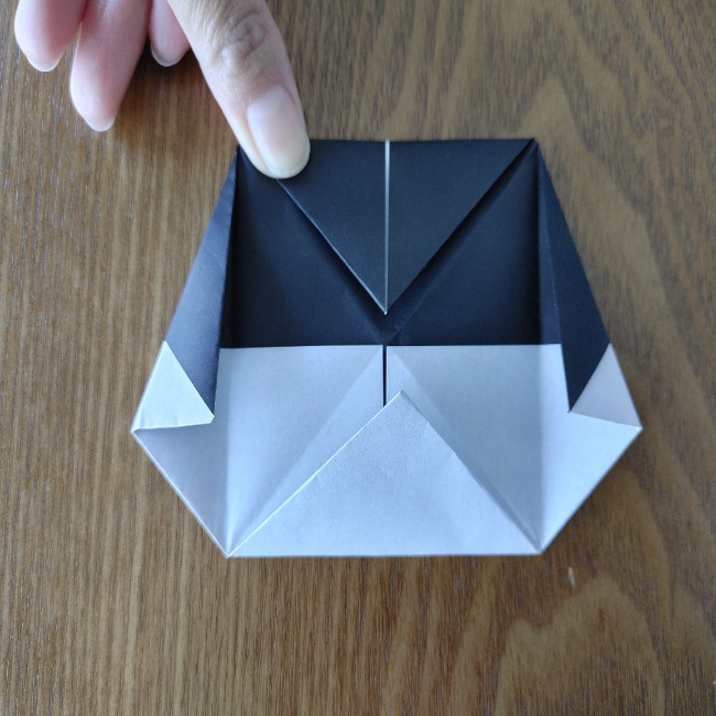おたふくの折り紙 簡単な折り方 (13)