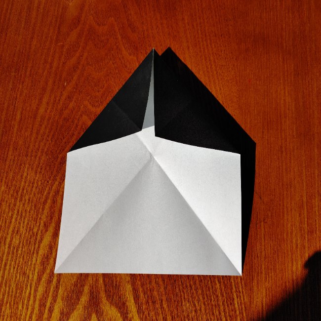 おたふくの折り紙 簡単な折り方 (5)