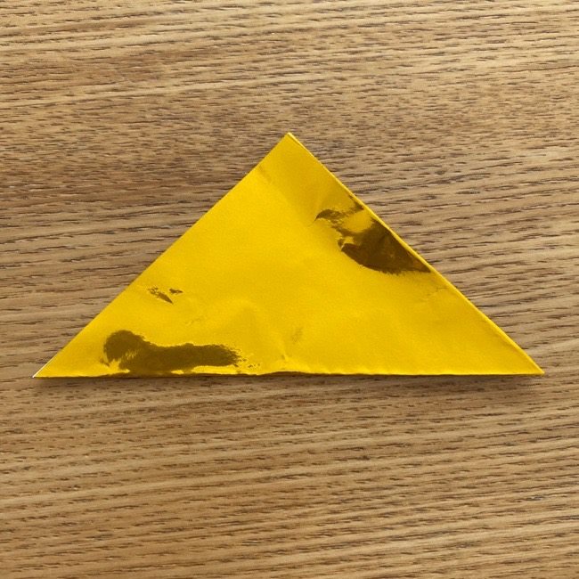 お内裏様のしゃくの折り紙：折り方 (2)