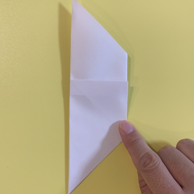 すみっこぐらし にせつむりの折り紙★折り方・作り方 (8)