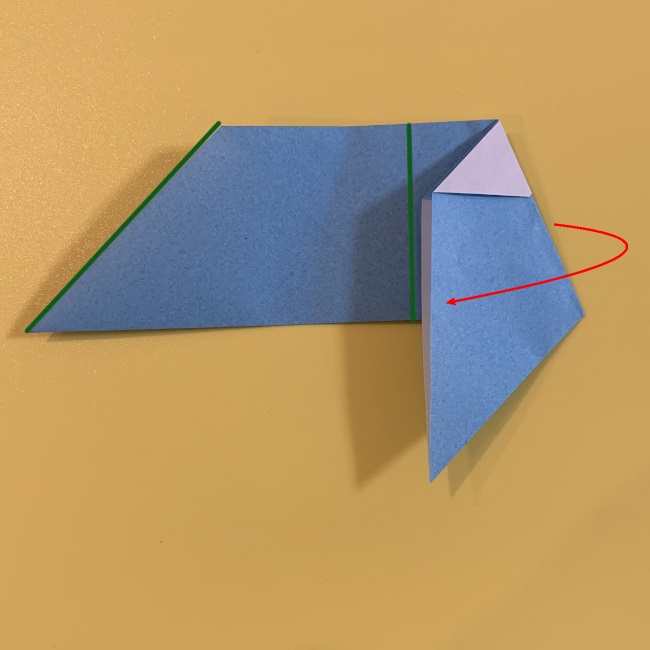 すみっこぐらし やま 折り紙の折り方・作り方 (10)