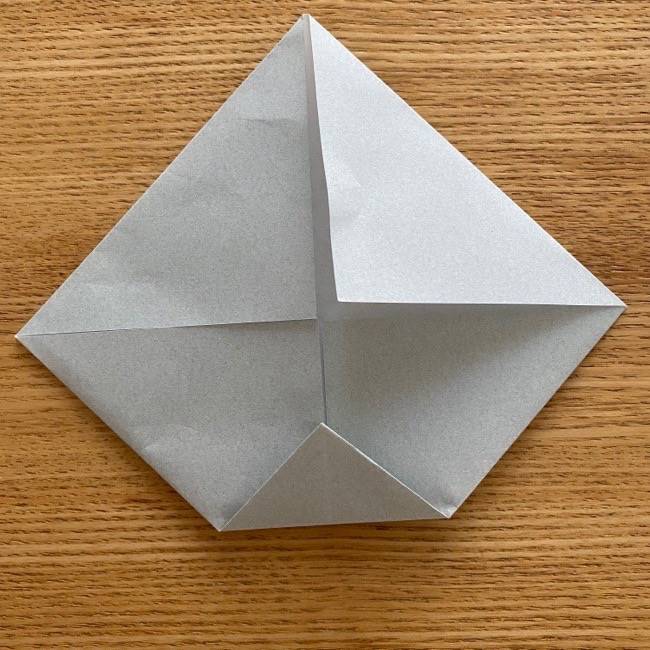 すみっこぐらし 折り紙のほこり《折り方・作り方》 (4)