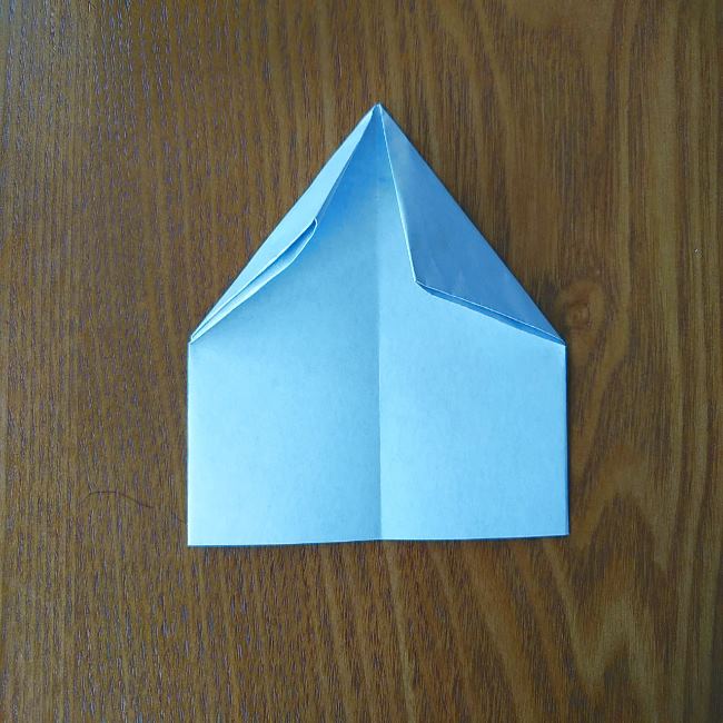 すみっこぐらし『おにぎり』の折り紙＊折り方(平面) (8)