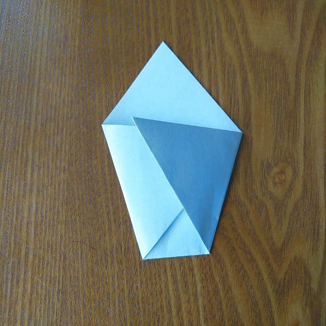 すみっこぐらし『おにぎり』の折り紙＊折り方(立体) (2)