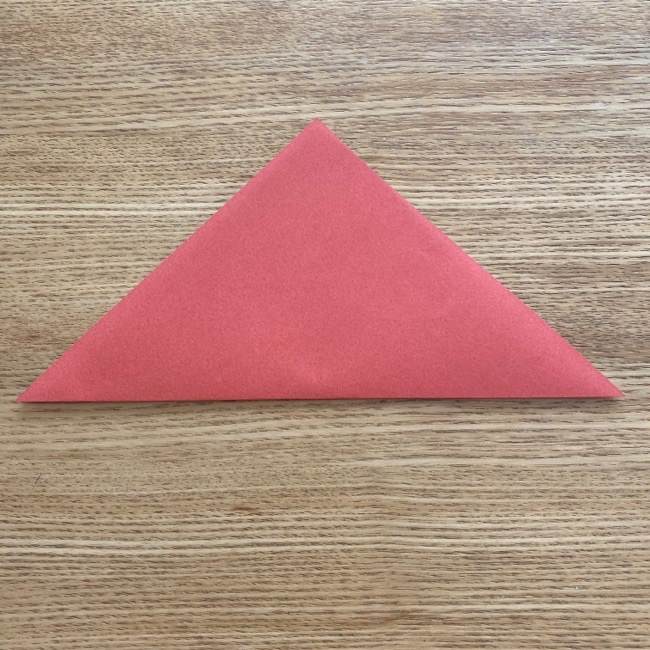 すみっこぐらしの折り紙アイスのコーンの折り方 (2)