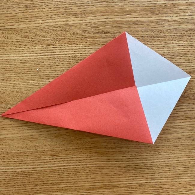 すみっこぐらしの折り紙アイスのコーンの折り方 (4)