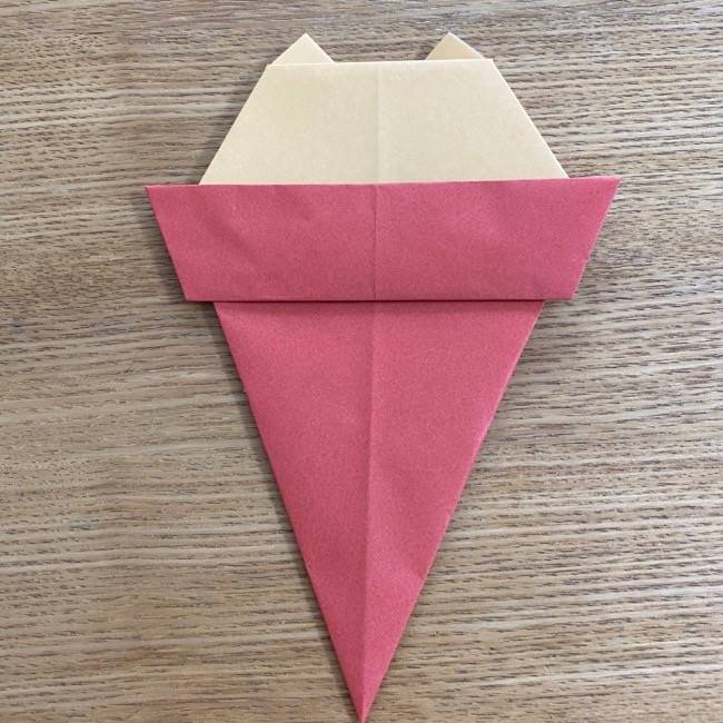 すみっこぐらしの折り紙アイス：折り方作り方 (24)