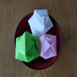 ひな祭りの折り紙 ひなあられの折り方★立体的なのに簡単でかわいい作り方