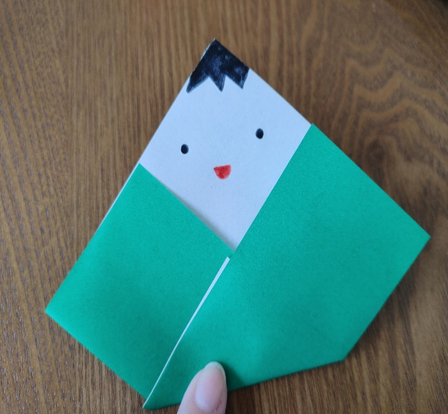 ひな祭り製作は2歳児3歳児からOK！折り紙の簡単な作り方 (6)