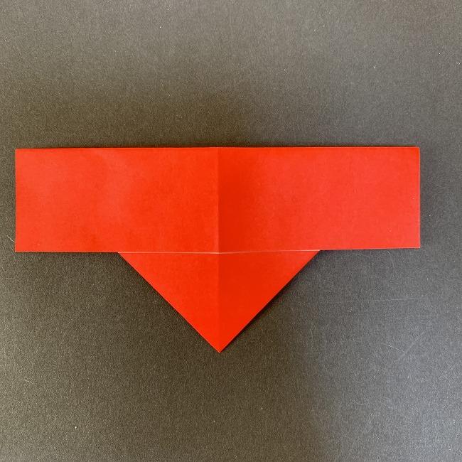 ハート型リースの作り方(折り紙) (9)