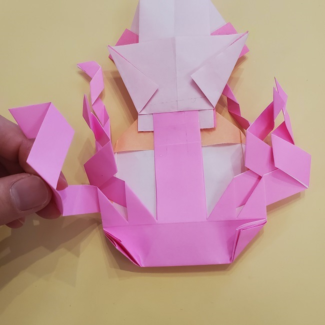 プリキュア【キュアグレース】折り紙の作り方 (65)