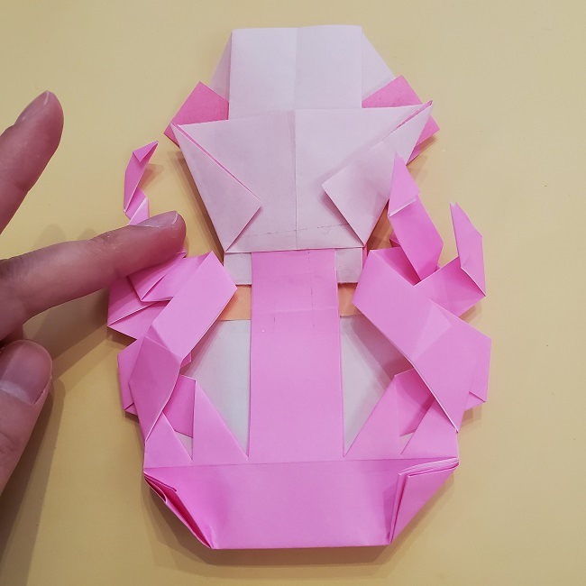 プリキュア【キュアグレース】折り紙の作り方 (66)