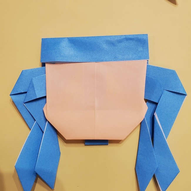 プリキュアの折り紙の作り方【キュアフォンテーヌ】 (37)