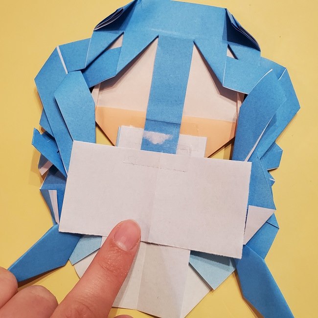 プリキュアの折り紙の作り方【キュアフォンテーヌ】 (52)