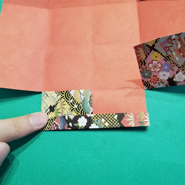 折り紙【1月の壁掛けフレーム】の作り方 (12)