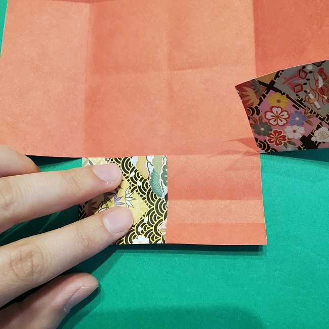 折り紙【1月の壁掛けフレーム】の作り方 (13)