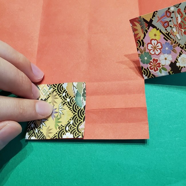 折り紙【1月の壁掛けフレーム】の作り方 (16)