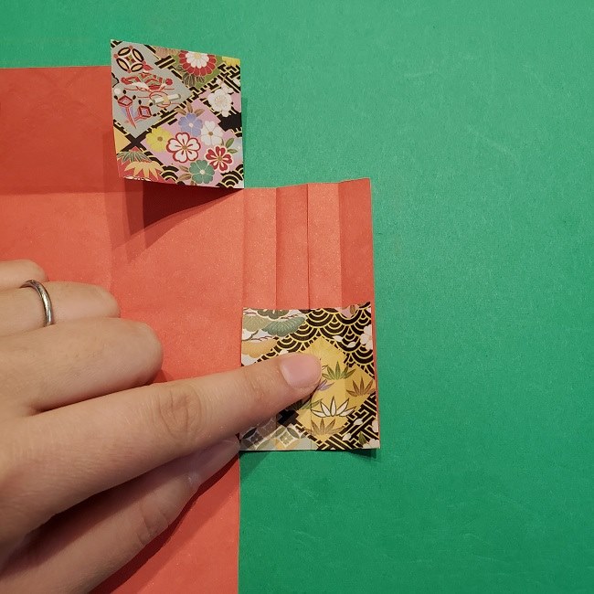 折り紙【1月の壁掛けフレーム】の作り方 (17)