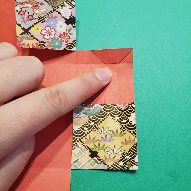 折り紙【1月の壁掛けフレーム】の作り方 (22)