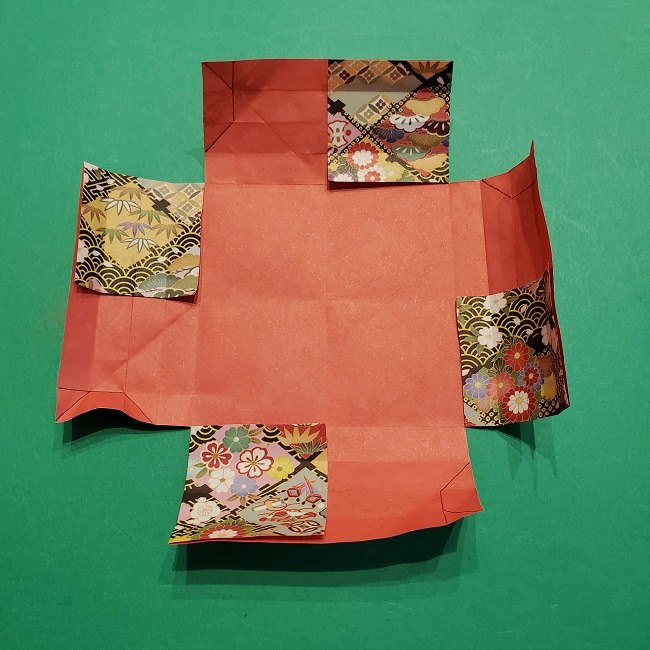 折り紙【1月の壁掛けフレーム】の作り方 (24)