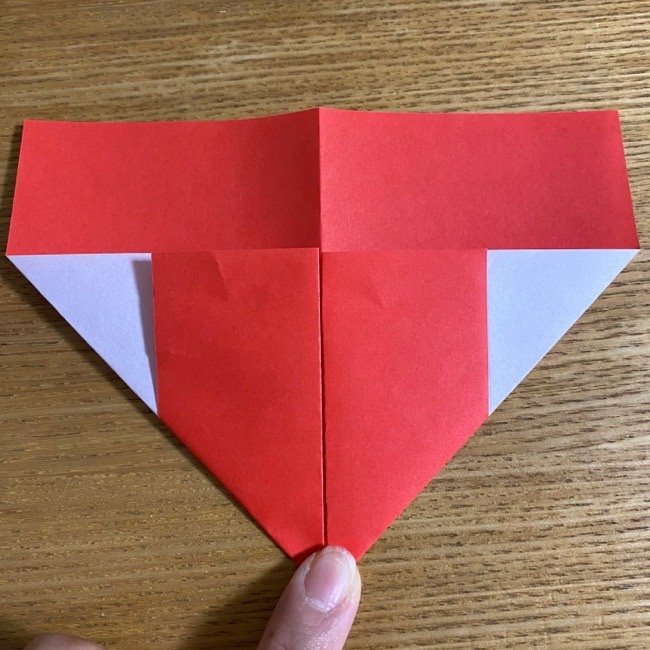 折り紙でつくる【ハートの名札】の折り方 (6)