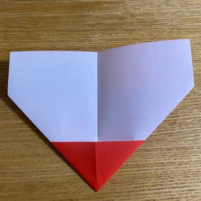折り紙でつくる【ハートの名札】の折り方 (7)