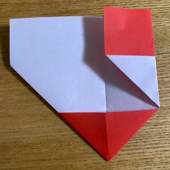 折り紙でつくる【ハートの名札】の折り方 (8)