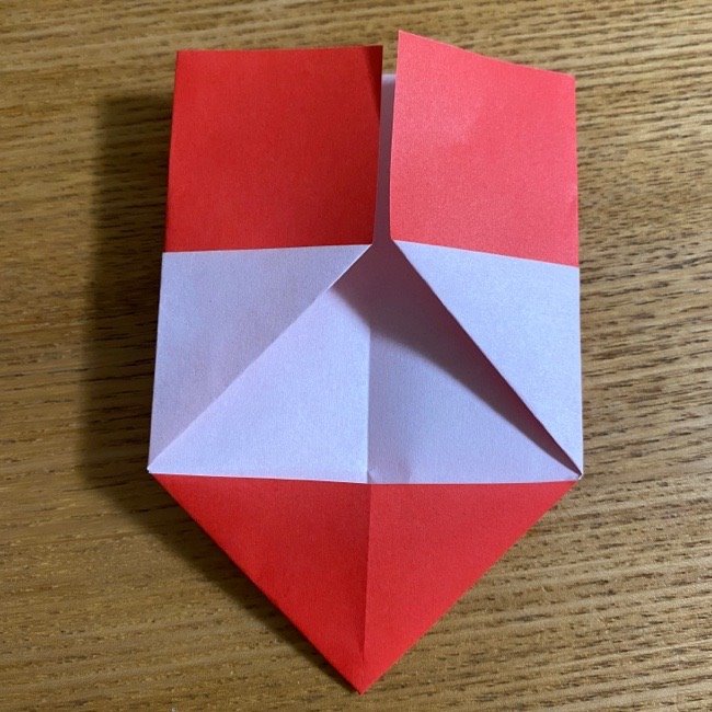折り紙でつくる【ハートの名札】の折り方 (9)