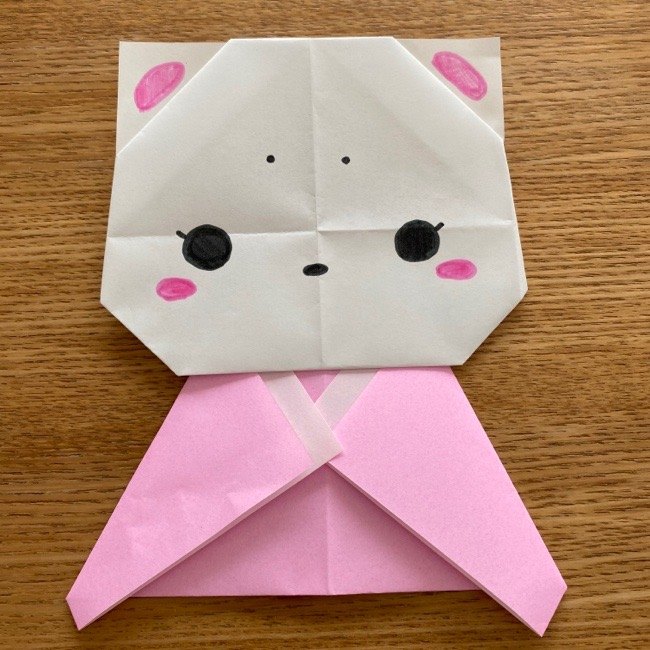 折り紙でつくる猫のひな祭りの作り方・折り方 (21)