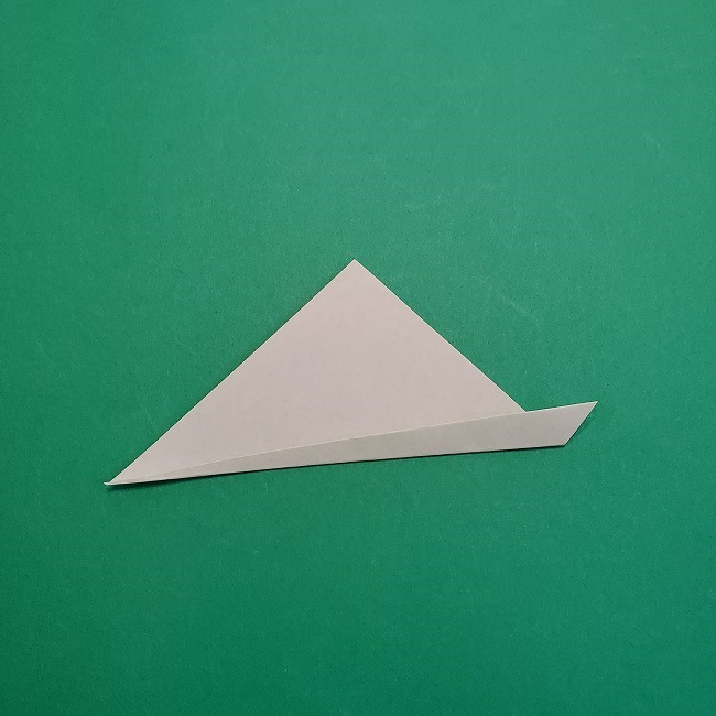 折り紙の【椿の葉っぱ】の折り方★折り図 (3)