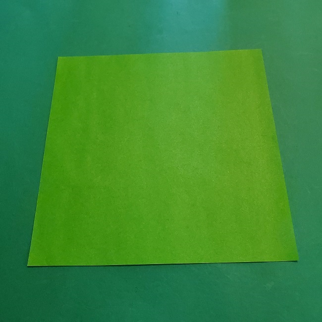 折り紙の【竹の葉】折り方 (1)
