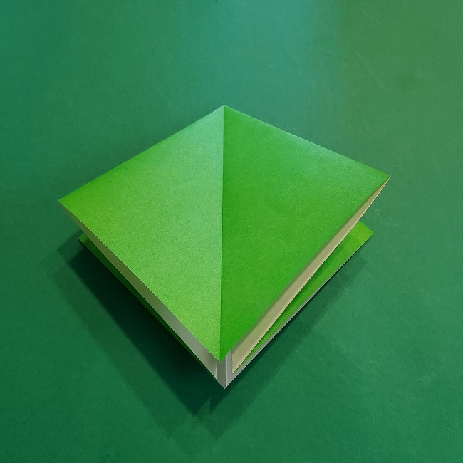 折り紙の【竹の葉】折り方 (10)