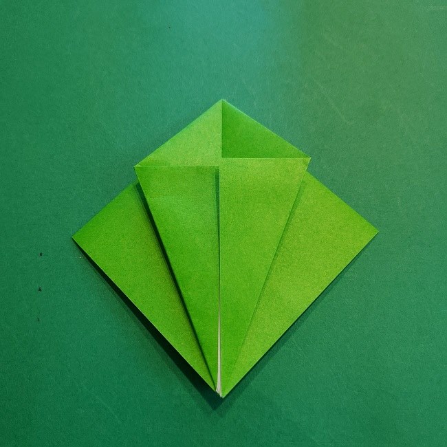 折り紙の【竹の葉】折り方 (11)